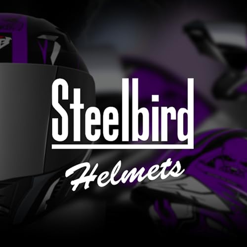Image of Steelbird SBA-20 Strange ISI Certified Flip-Up Graphic Helmet for Men with Inner Silver Sunshield