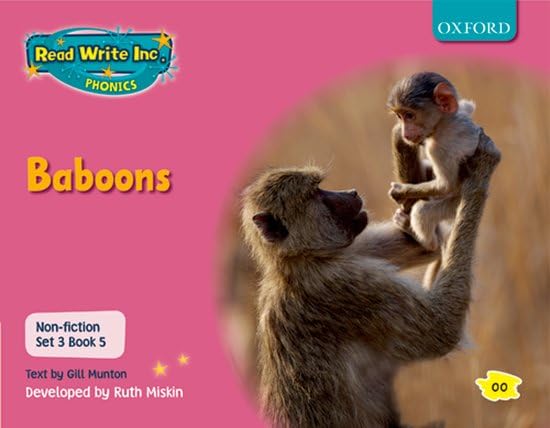 Read Write Inc. Phonics: Non-fiction Set 3 (Pink): Baboons: Munton ...