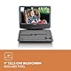 Lenco DVP-901BK 9 Zoll (22,5cm) DVD-Player mit Bildschirm,C 12V Fahrzeugadapter und Fernbedienung Schwarz