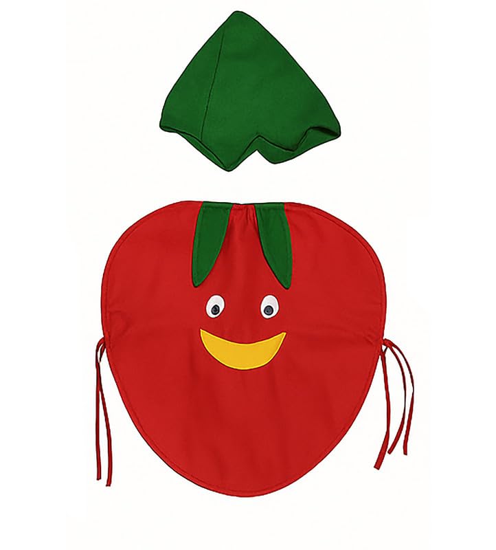 Image of FancyDressWale Fruit & Vegetable Fancy Dress Costume for Kids | Free Size 2-10 Years | School Fancy Dress, Stage Shows, Theme Parties