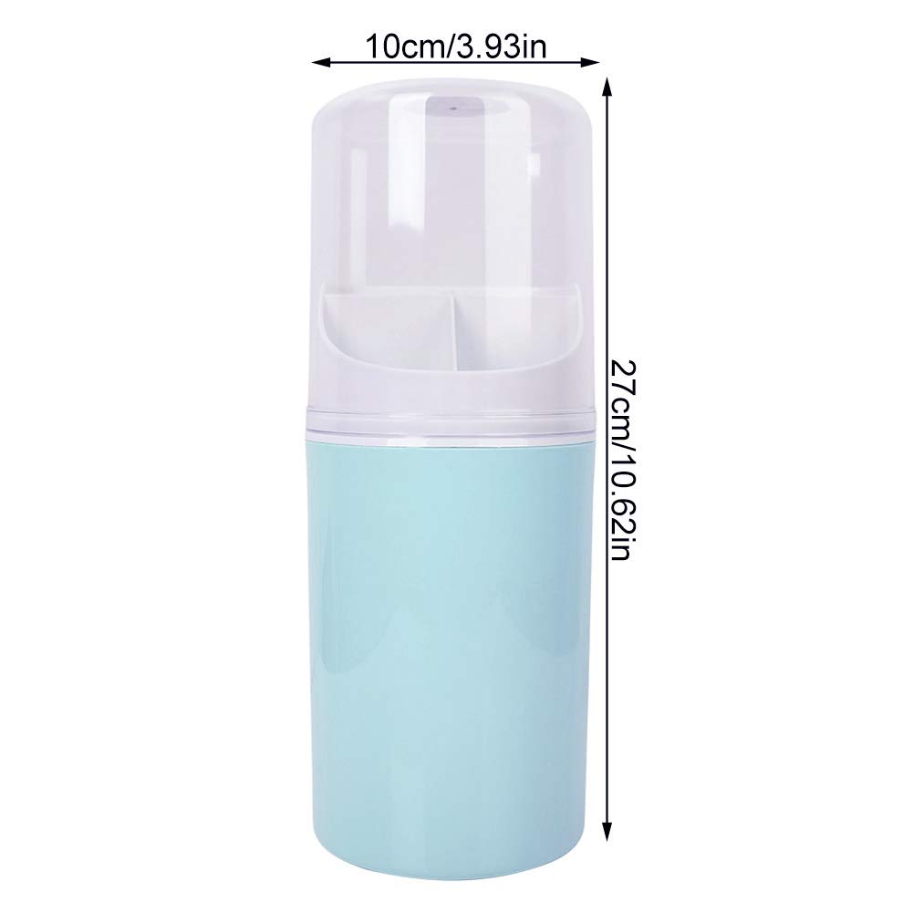 Wall Mounted Chopsticks Holder,Detachable Kitchen Utensil Holders With Cover Chopsticks Tube Kitchen Drain Spoon Rack (Nordic blue)