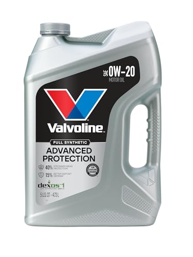 Valvoline Advanced Full Synthetic SAE 0W-20 Motor Oil 5 QT