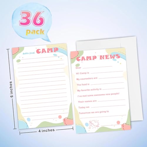 Cartes d'information de camp à remplir papier kraft aventure 36x - 2