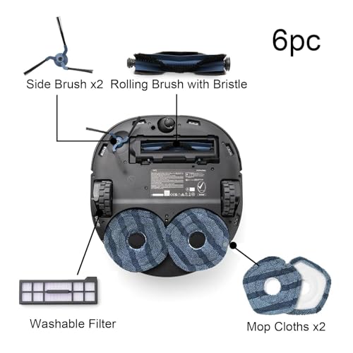 Brosse et serpillères eufy X10 Pro Omni pour éliminer les poils de chat - 2