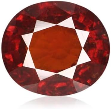 Real Earth Gems Natural Hessonite Stone 5 Carat Gomedakam Stone Original Igl Lab Certified Vrishabh Rashi Stone वृषभ राशि रिंग मेकिंग Gomed Stone Rahu Ratna 5.5 Ratti राहु का रत्न गोमेद रत्न ओरिजिनल