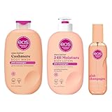 eos Pink Champagne Scent Layering Bundle - Body Wash, Body Mist, Body Lotion