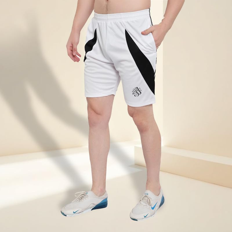 Image of DIA A DIA Men's Gym Shorts with Zipper Pockets Breathable Sports Shorts