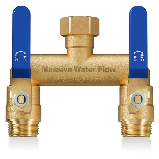 Heavy Duty 2 Way Hose Splitter