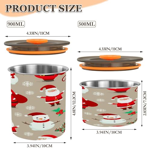 Contenedor Hermético de Acero para Café 17oz miniatura 2