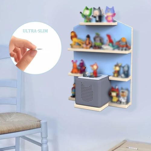 Image of Stainless Steel Metal Plates for Tonie Figure Shelf,100PCS Ultra-Thin Adhesive Discs for Displaying Children's Audio Characters, DIY Wall Storage Decorate Children's Room