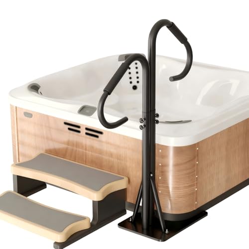 Barandilla Ajustable para Bañera 48-57 Pulgadas Negro miniatura 1