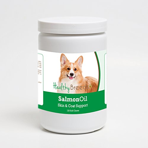 Healthy Breeds Pembroke Welsh Corgi Salmon Oil Soft Chews 120 Cou...