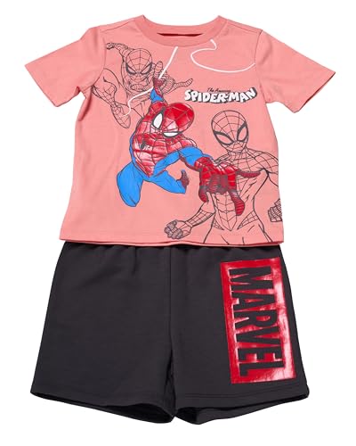 Image of Marvel boys Spiderman Crew Neck Short Set