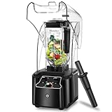 Iproods ミキサー ブレンダー 2.2L 大容量 氷も砕ける 多機能 一台多役 攪拌棒付き 2200W 30000rpm/min コーヒーミル 豆乳メーカー 野菜 果物ジュース お手入れ簡単 家庭用 業務用 (2.2Lブレンダー)