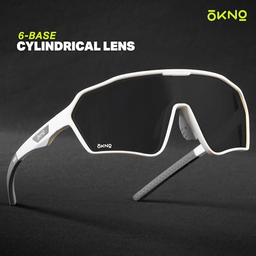 Image of Eyewearlabs OKNO | Polarized Sports Over-Sized Unilens Wrap-Around Branded Stylish Sunglasses For Men & Women | 100% UV Protection Shades | Cricket Sports Cycling Driving Trekking & More | TRBL