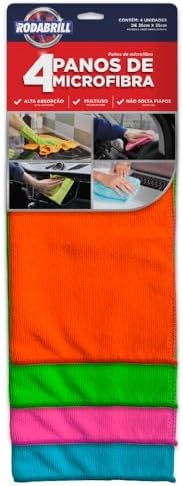 Rodabrill Panos de Microfibra, Multicor