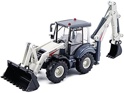 KDW 1/50 Scale Diecast Backhoe Loader Construction Vehicle Truck Toys for Kids