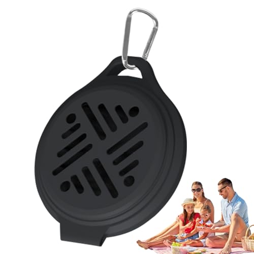 Puerta De Bobina Exterior - Bandeja para Quemadores Repelente De Moscú Portátil, Soporte Bobina De | De Incienso De Silicona con Carabinador, Repelente De Insectos para Camping, P
