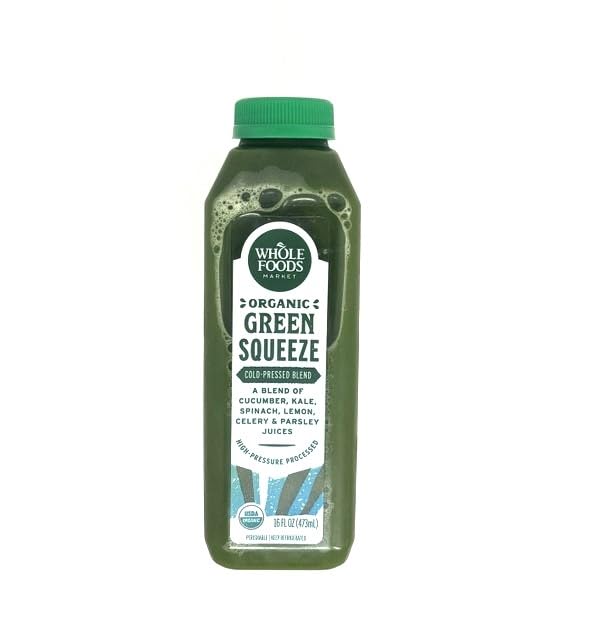 WHOLE FOODS MARKET, Organic Green Squeeze Juice, 16 Fl Oz