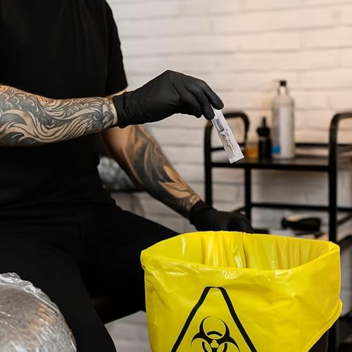 Image of ELLA Yellow Garbage Bags 30 x 37 Inches 3 Rolls 30 Bags Extra Large Tear Resistant Trash Bags for Household Waste in Kitchens Offices and Outdoor Areas With Check Duster Cloth Free