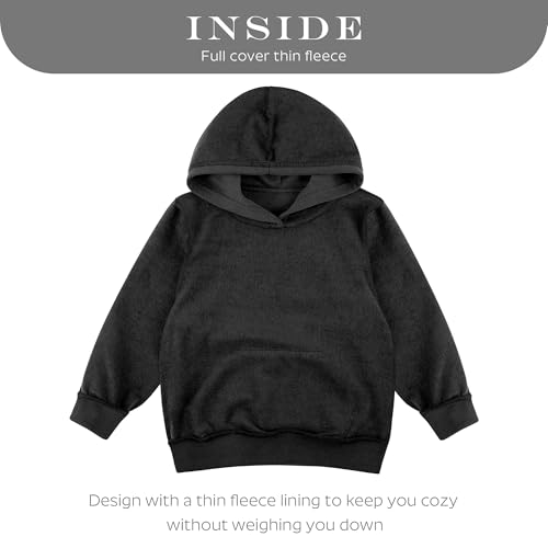 BIG ELEPHANT Boys Hooded Sweatshirt Fleece Pullover Hoodies Long Sleeve Warm Hoodie Sweatshirts with Pocket for Kids4