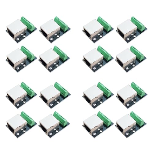 Prise Ethernet RJ45 blindée et carte de connecteur 2.54 mm pour une intégration réseau stable