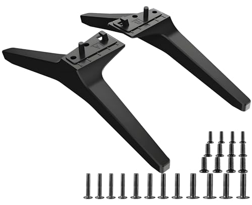 Image of TV Stand for LG TV Replacement Base Legs for 49 50 55 Inch LG TV 55UK6500 55UJ6540 55UM7300 55UN6900 55LJ5500UA 49UJ6300 49UK6300 49UM7300 49UN6900 50UK6300 50UK6500 50UM7300 50UN6900 with Screws