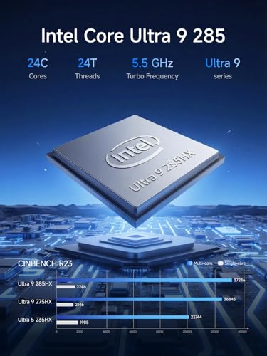 Image of MINISFORUM Mini Workstation MS-02 Core Ultra 9 285HX Without Storage /OS Mini PC, 4X DDR5 Slot, 4X SSD Slot, HDMI+USB4+2xUSB4 V2 Video Output, 2X 25G SFP+, 1x10G RJ45, 1x 2.5G RJ45, WiFi7 Computer