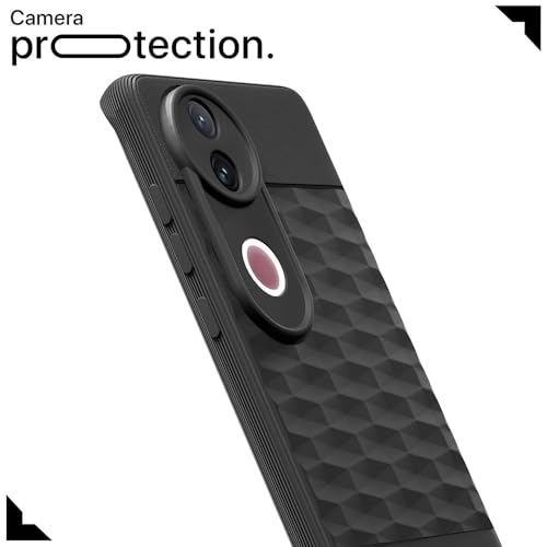 Image of Shockproof Case for Vivo V50 5G / V50e 5G / T4R 5G / iQOO Z10R 5G | Full Camera Protection | TPU Flexible Back Cover for Vivo V50 5G / V50e 5G / T4R 5G / iQOO Z10R 5G (Matte Black)
