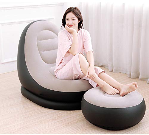 Sofá inflable regalo de estudio sillón azul cómodo para estudiantes 6