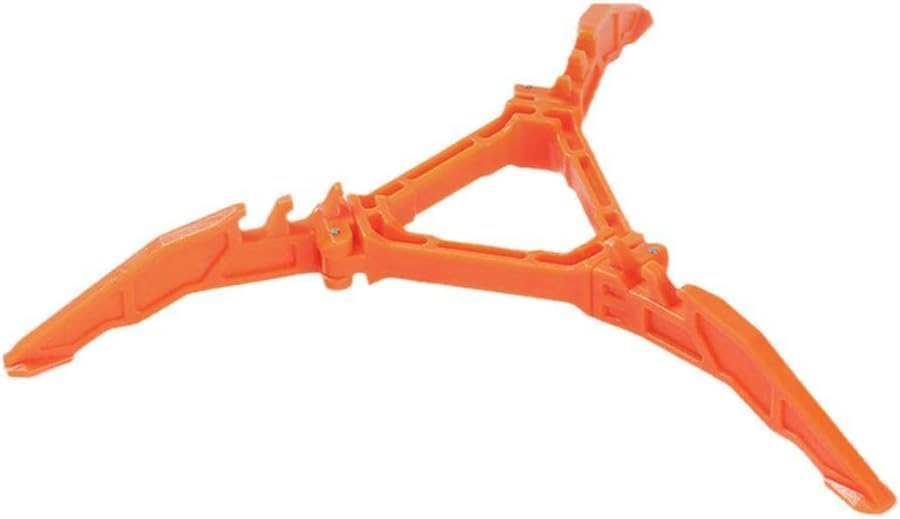 Orange Fuel Can Stabilizer for Camping Stoves, Mini Foldable Outdoor Camping Hiking Cooking Gas Tank Stove Stand, Stoves and Grills, Foldable Cartridge Canister Tripod Bracket for Hiking Camping