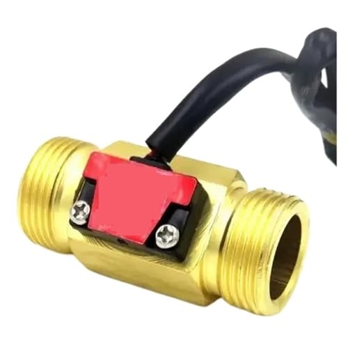Capteur de débit d'eau G1/2 en cuivre avec interrupteur à effet Hall 4 points - 3