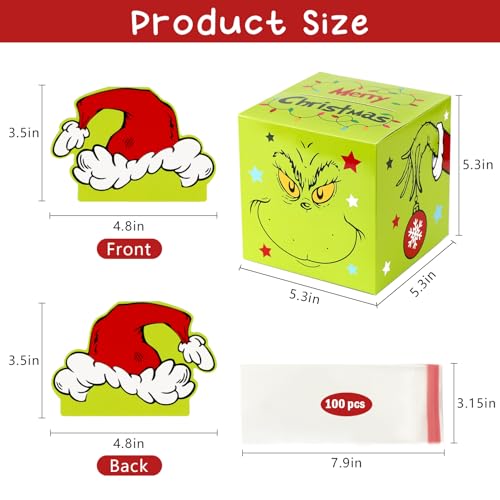 Christmas Money Pull Pouch with 100 Transparent Bags DROPS TO - image 3