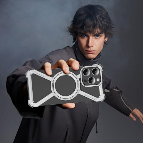 Housse protection iPhone 15 Pro Max antichoc coque aimantée avec support 360 - 2