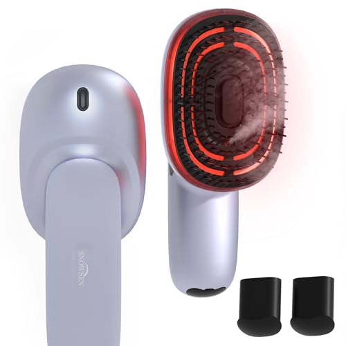 SNOWSEN Masajeador Cuero Cabelludo, Peine de Masaje Eléctrico, Ac...