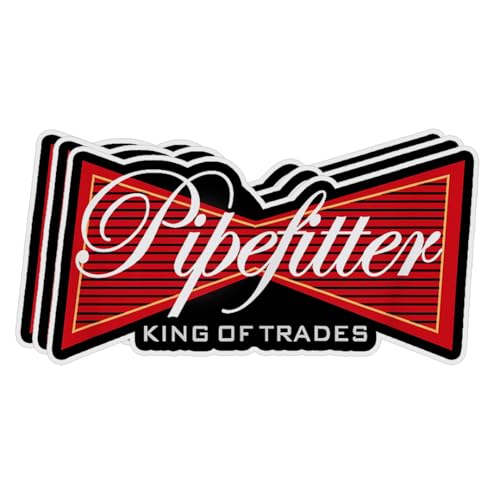Image of (Pack of 3) Steamfitter Sticker, Pipefitter Gift Piping Fitter Waterproof Stickers, 3 Inches