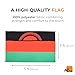 AZ FLAG - Malawi Flag - 3x5 Ft - 100D Polyester Malawian Banner with Two Metal Grommets - Fade Resistant - Vivid Colors - 3' x 5' Feet - 150x90 Cm