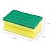 EXQUIMEUBLE 10Pcs Multi Use Non Scratch Cleaning Scrubbing Sponges for Kitchen Bathroom Car Random Color Durable Eraser Sponge with Rippled Surface for Dirt Removal