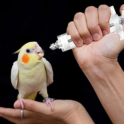 Syringe Birds Feeding Syringe Parrot Feeding Tubes Feeding Syringe 50ml Plastic Syringe Hand Rearing Feeding Syringes Pet Syringe 5cm * 4mm Used for Pet Sick Bird Parrot Feed Milk or Medicine - Image 8