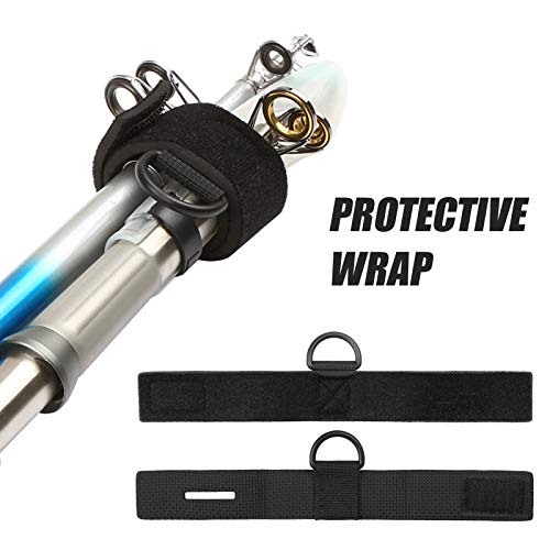 Vara de pesca com vara de pesca ajustável. Alça Adaskala com alça de ombro, alça com 2 alças fixas