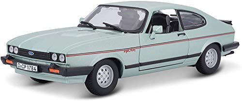 Modelo a escala 1:24 compatible con Ford Capri 1600 GT 1982 verde