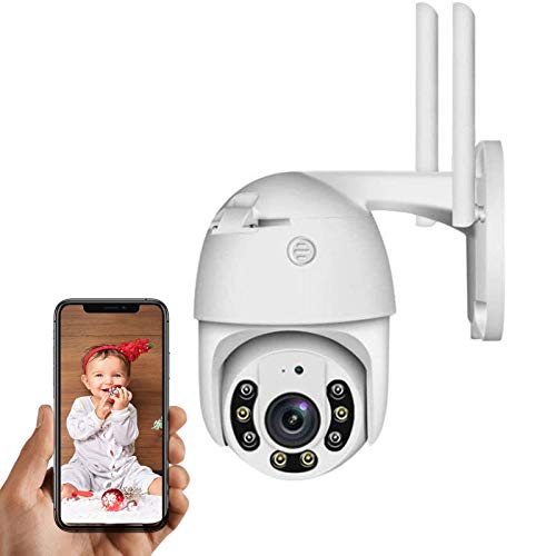 RDJM Vigilancia de la cámara de Seguridad IP WiFi inalámbrica de Forma remota de energía Solar panorámica HD 4G Network Cámara al Aire Libre (Size : 4G-2.5 inch-5x zoom-2MP-128GB)