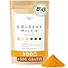 Bio Goldene Milch 300g + 50g gratis I Kurkuma Ashwagandha Ingwer Triphala Ceylon Zimt Pfeffer Pulver Golden Milk Ayurveda Fertigmischung