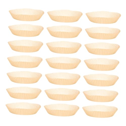 ELAYARD Revestimiento De Freidora De Aire Bandeja De Papel De Freidora Molde De Papel Pastel Para Cocción Freidora y Horno