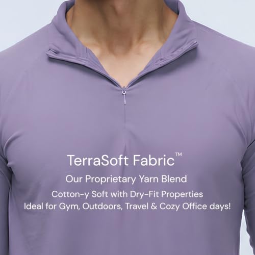 Image of Terractive Men's Cuddle Tee | TerraSoft Ultra Soft, Sweat-Wicking & Odour-Proof T-Shirt for Gym, Walks, Runs & Everyday Wear | Performance Tee with Cotton-Like Comfort