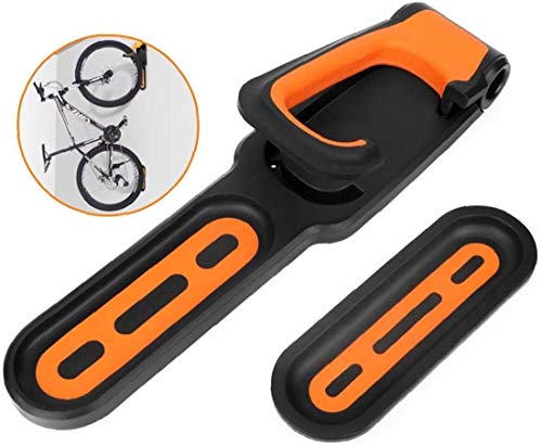 Soporte De Gancho De Pared Para Bicicleta, Soporte De Almacenamiento De 36 kg Para Exteriores Para Cobertizo De Garaje, Portabicicletas De Almacenamiento De Pared (Naranja)
