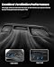 ILM Fahrradhelm für Damen Herren Erwachsene Fahrrad Ski Snowboard Helm mit Abnehmbarem Visier Ohrenschützer ASTM CPSC und CE Z102,Mattschwarz,M
