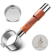 RAFIYU Porte-filtre Sans Fond 51mm 3 Oreilles - Compatible Delonghi Dedica EC680 EC685