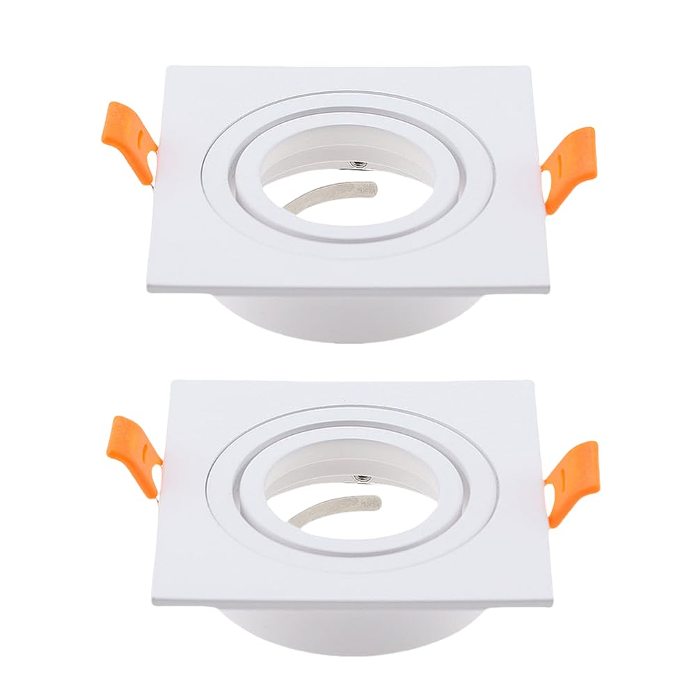 Photo 1 of BRENDAXIN 2-Pack White Square LED Spotlight Frame
