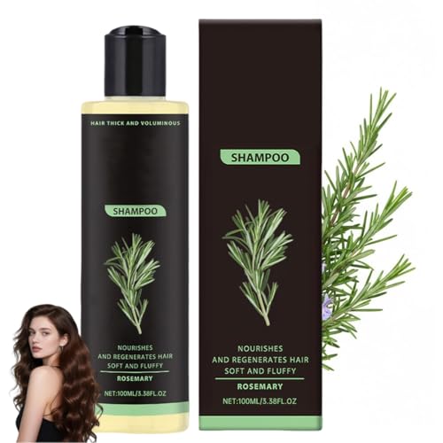 Champú De Romero Para El Crecimiento Del Cabello, 100ml Champú Orgánico De Romero Para La Caída Del Cabello, Fortalecedor Y Nutritivo Con Queratina Hidrolizada Para Hombres Y Mujeres